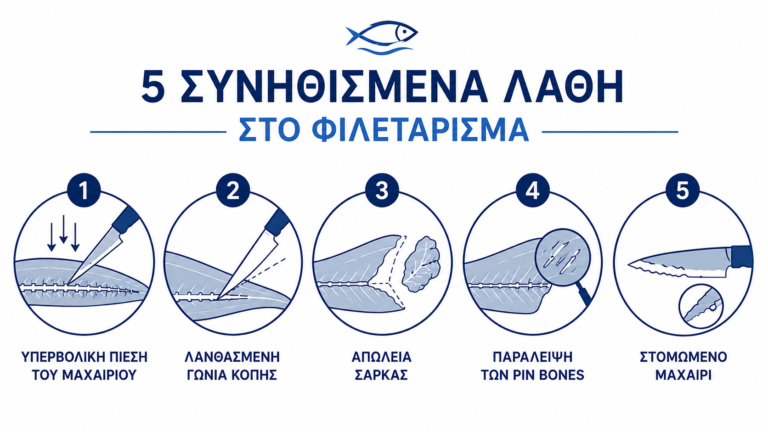 Τα 5 συνηθισμένα λάθη στο φιλετάρισμα